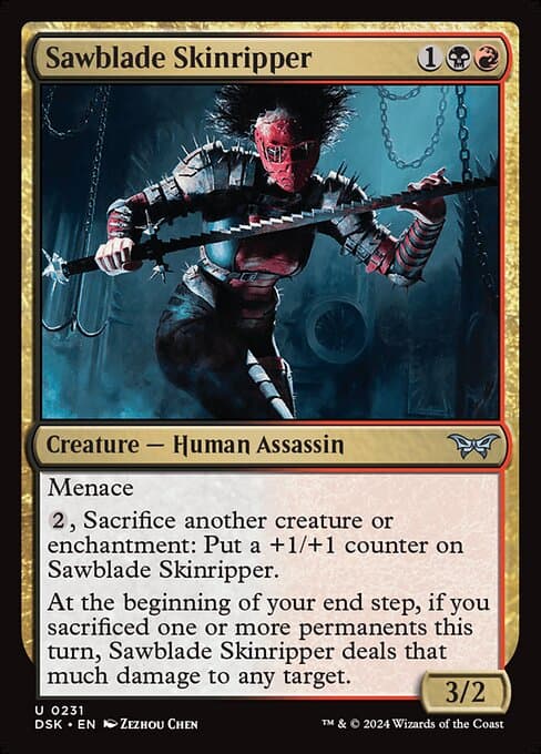 Sawblade Skinripper 2024 Magic: The Gathering Duskmourn: House of Horror