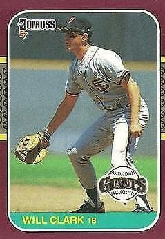 Will Clark 1987 panini