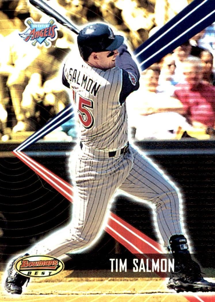 Tim Salmon 2001 bowman Bowman's Best