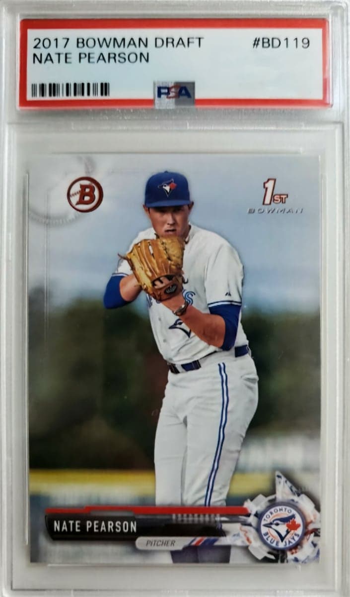 Nate Pearson 2017 bowman Bowman Draft