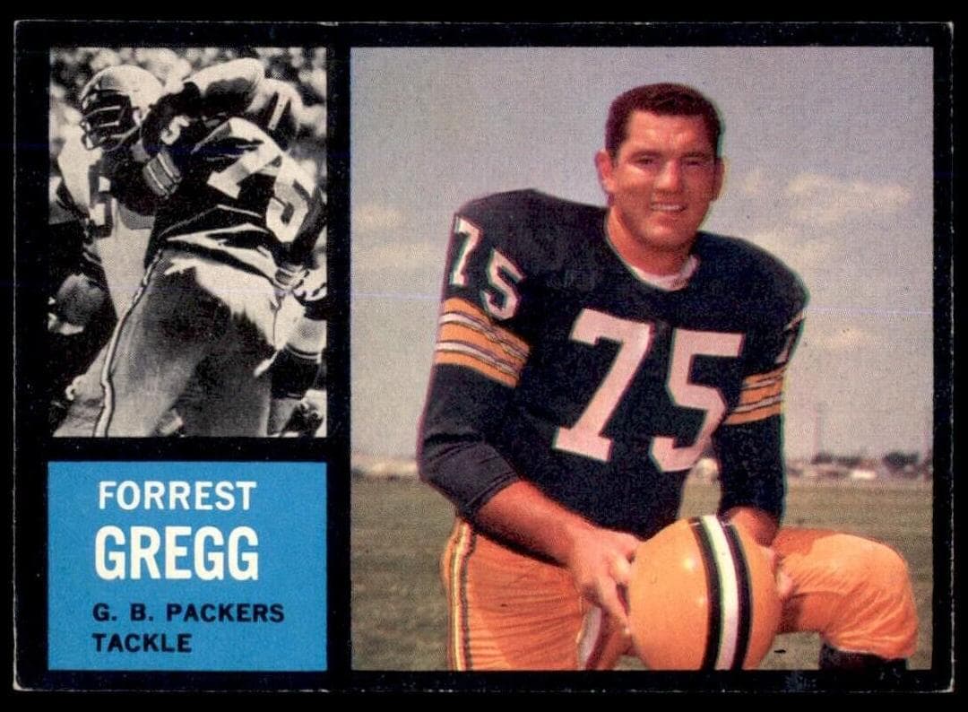 Forrest Gregg 1962 topps Topps