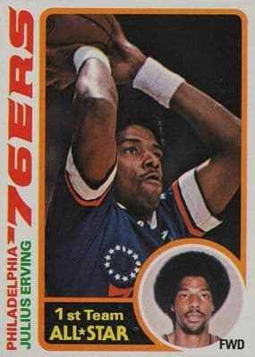 Julius Erving 1978 topps