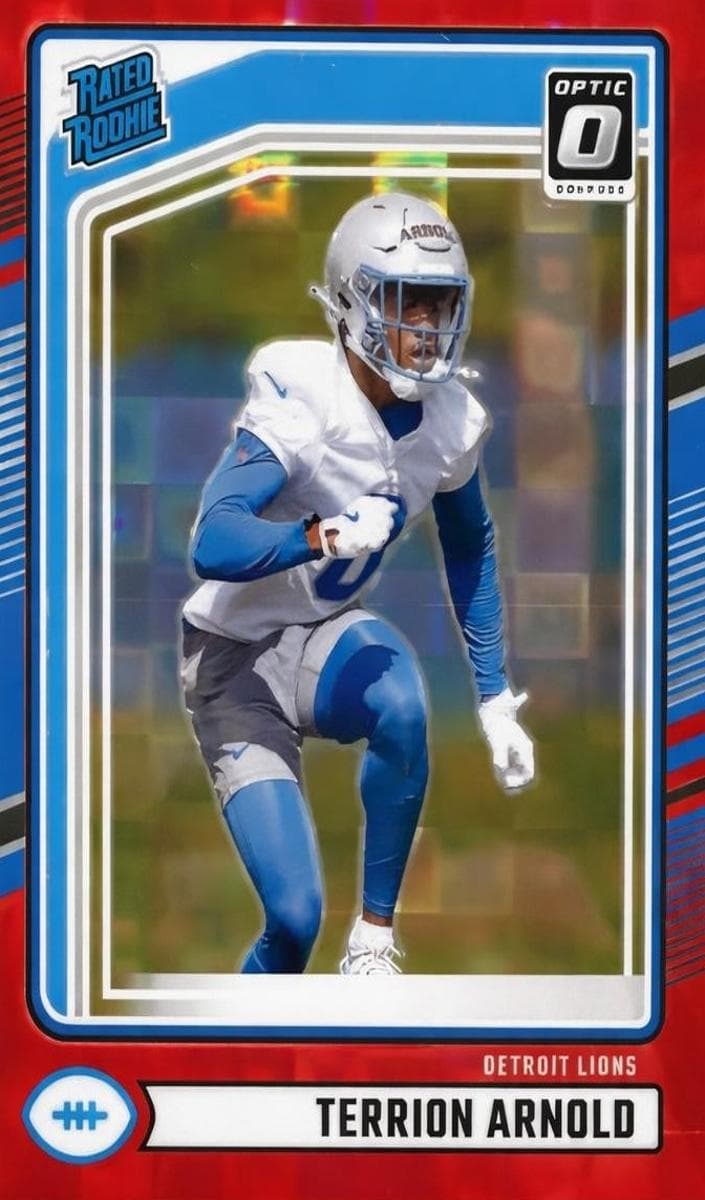 Terrion Arnold trading card