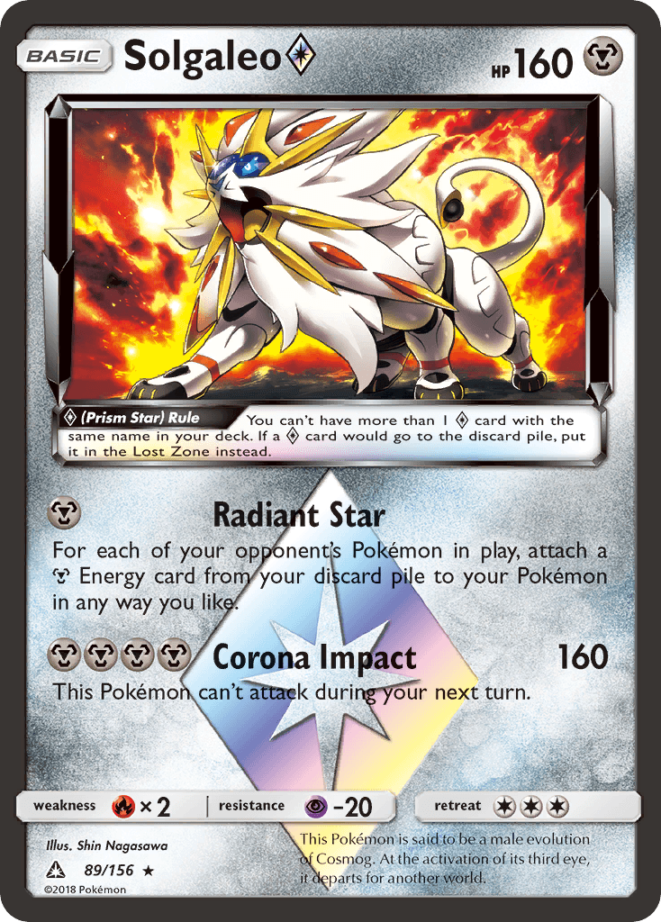Solgaleo Prism Star #89
