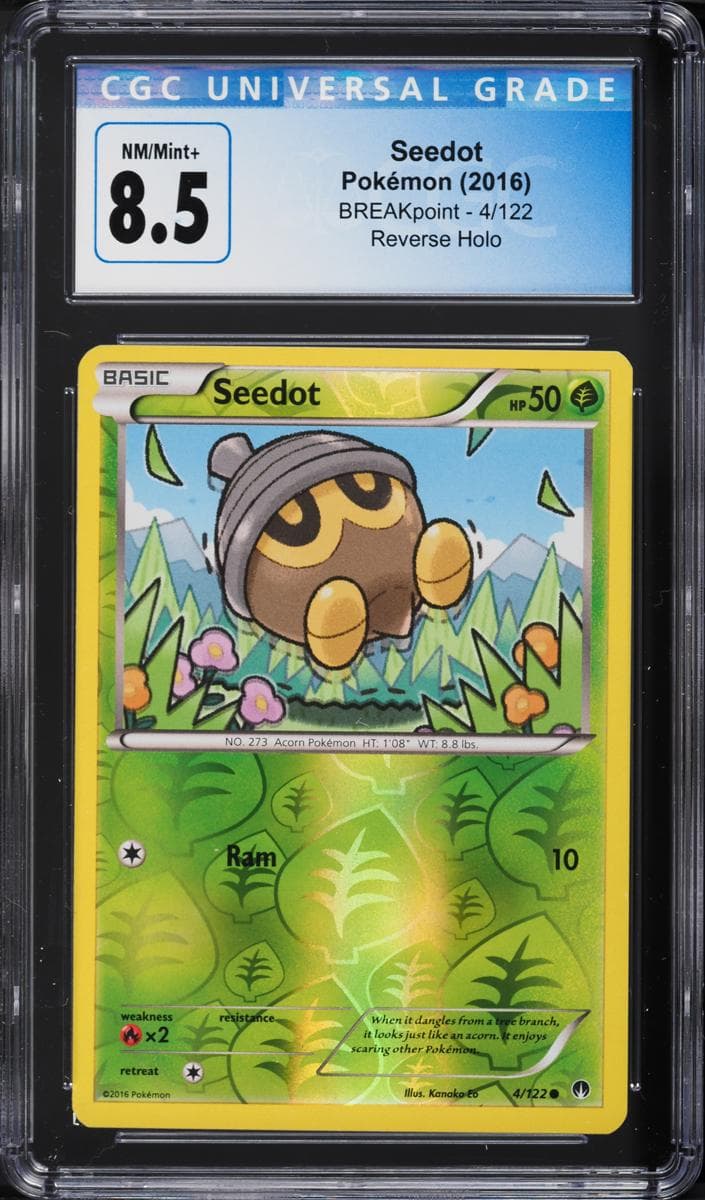 Seedot trading card