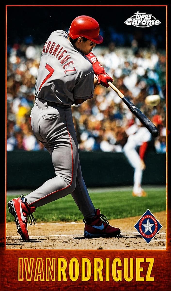 Ivan Rodriguez 1997 topps Topps Chrome
