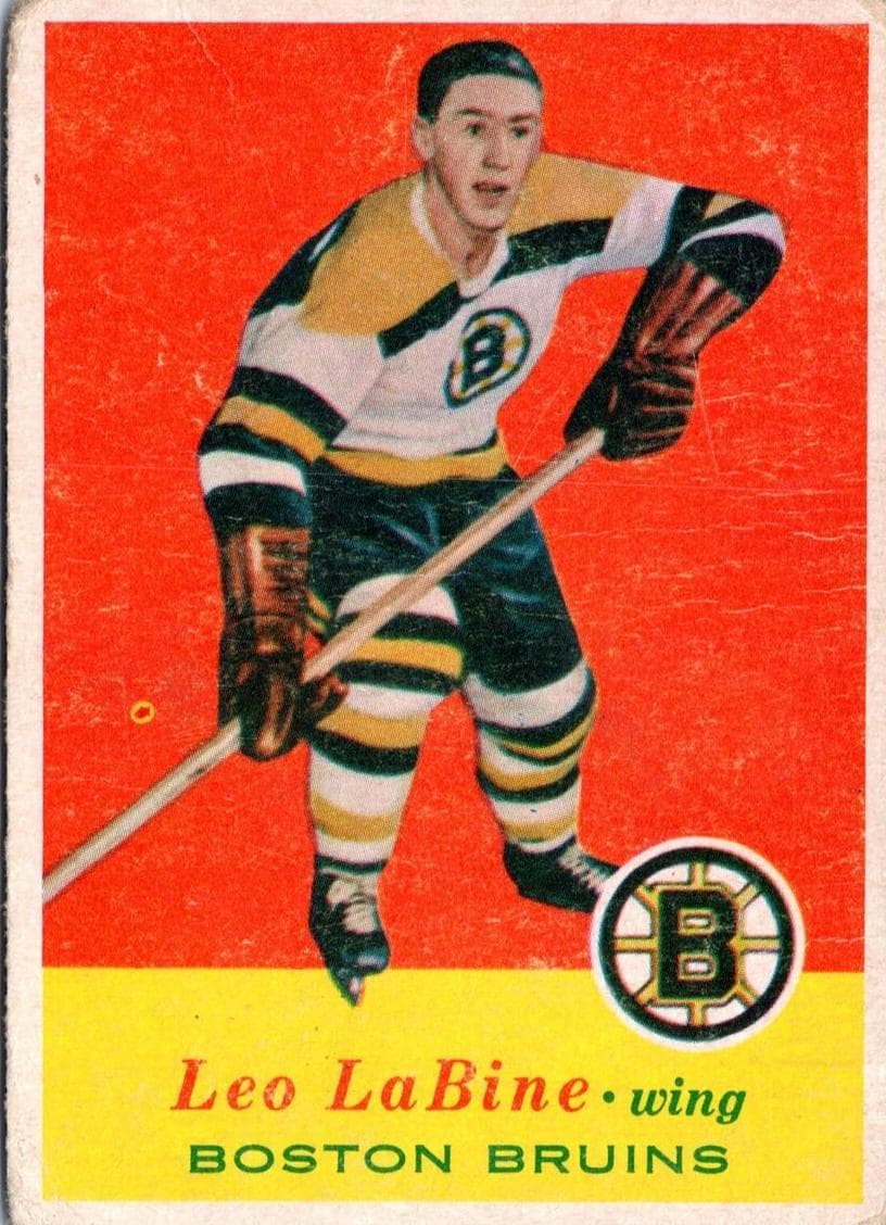 Leo Labine 1957 topps Topps
