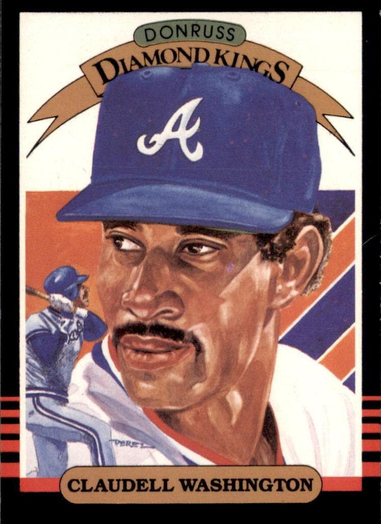 Claudell Washington 1985 leaf