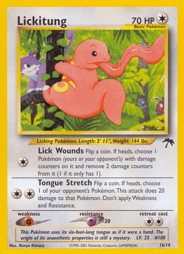 Lickitung 2001 Pokemon