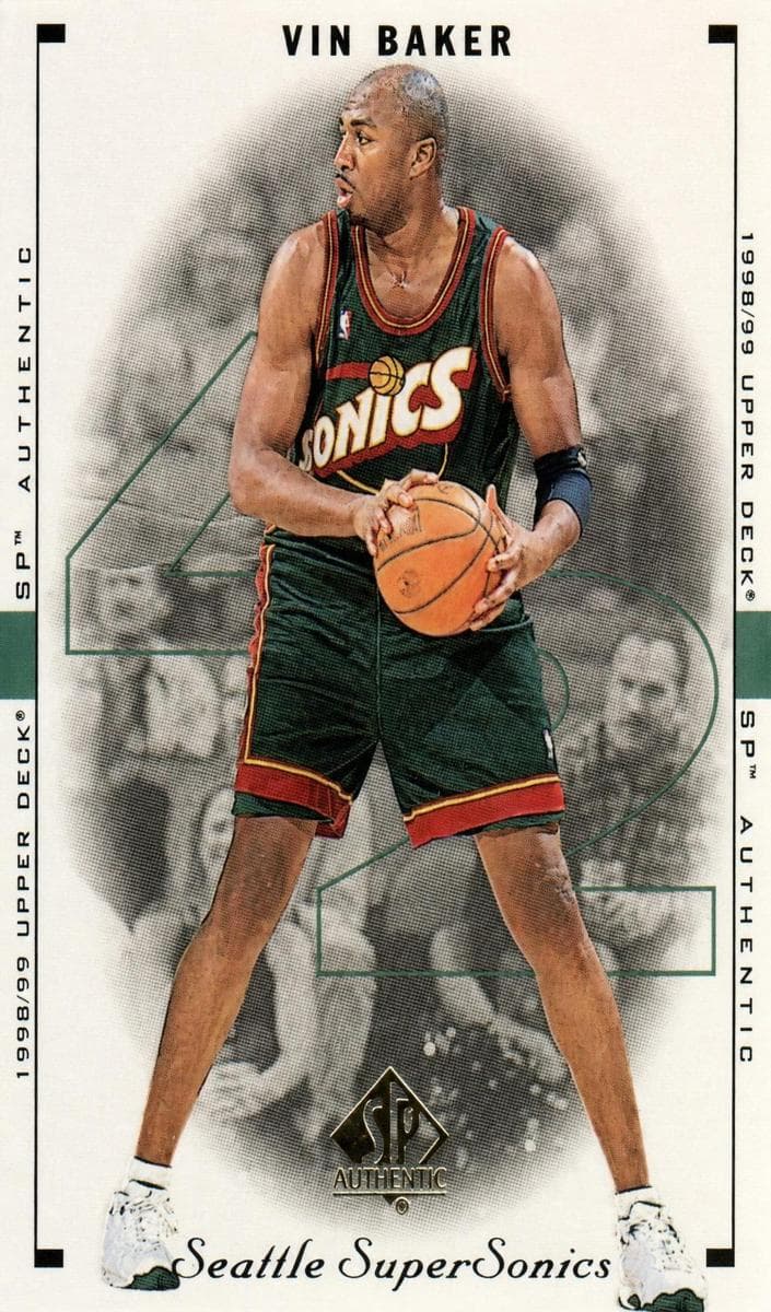 Vin Baker 1998 unknown SP Authentic