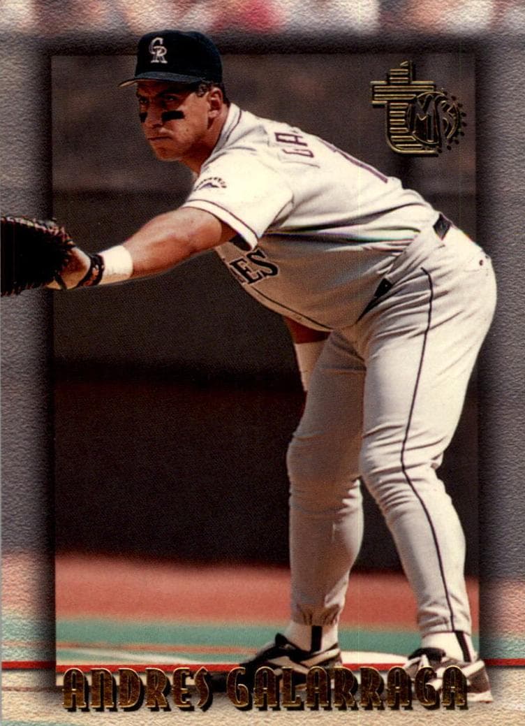 Andres Galarraga 1995 topps Embossed