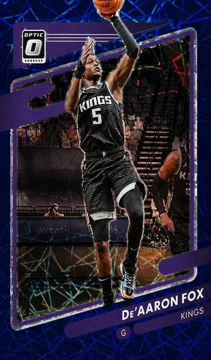 De'Aaron Fox 2021 panini Donruss Optic