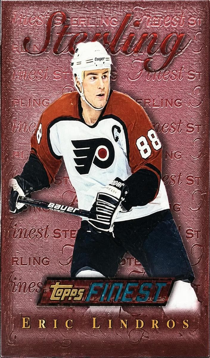 Eric Lindros 1995 topps Topps Finest