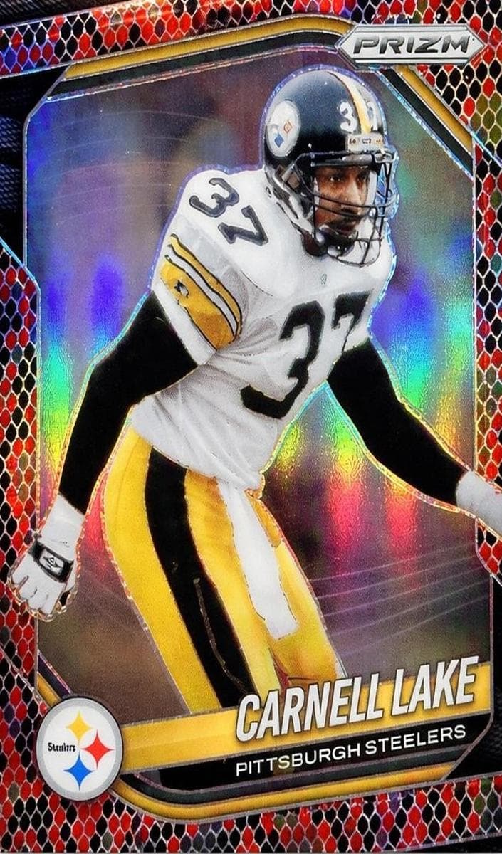 Carnell Lake trading card