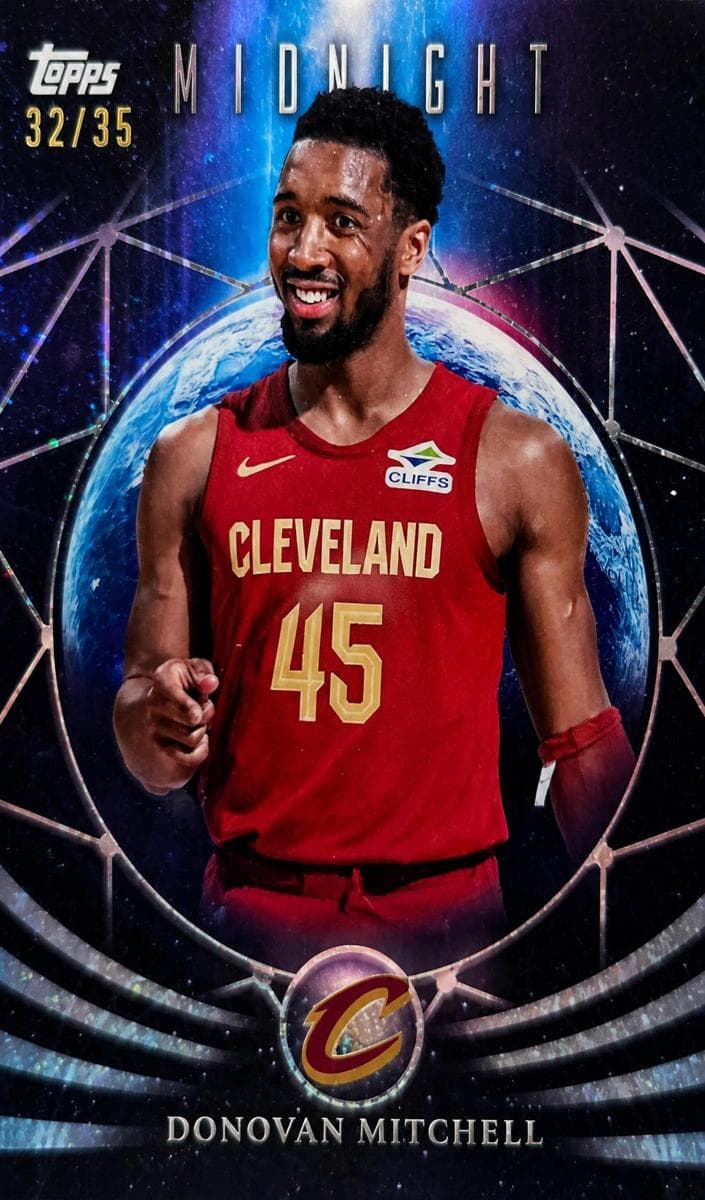 Donovan Mitchell 2025 topps Topps Midnight