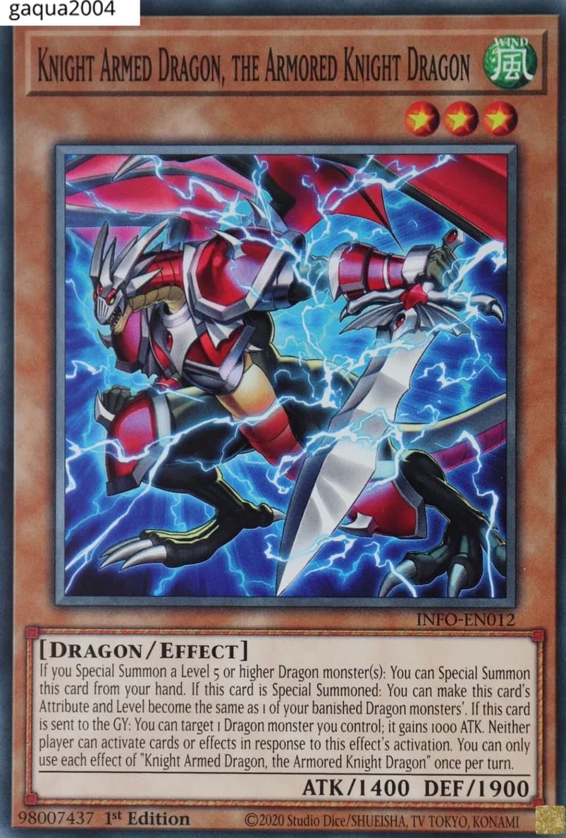 Knight Armed Dragon, the Armored Knight Dragon 2024 Yu-Gi-Oh!