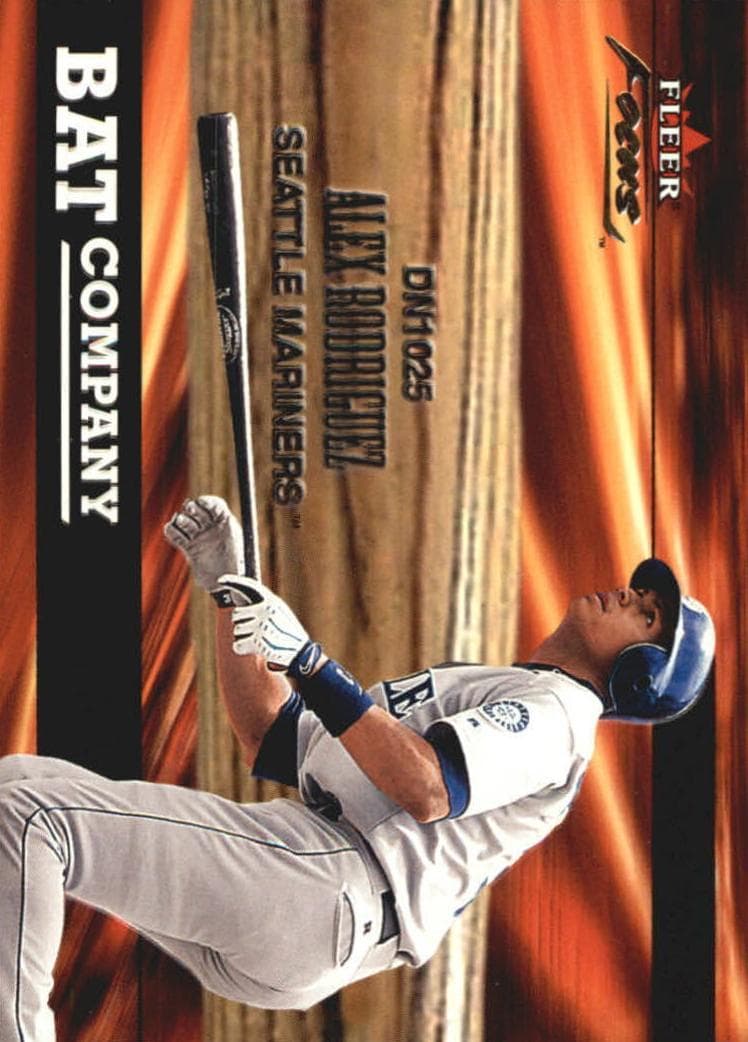 Alex Rodriguez 2001 fleer Focus