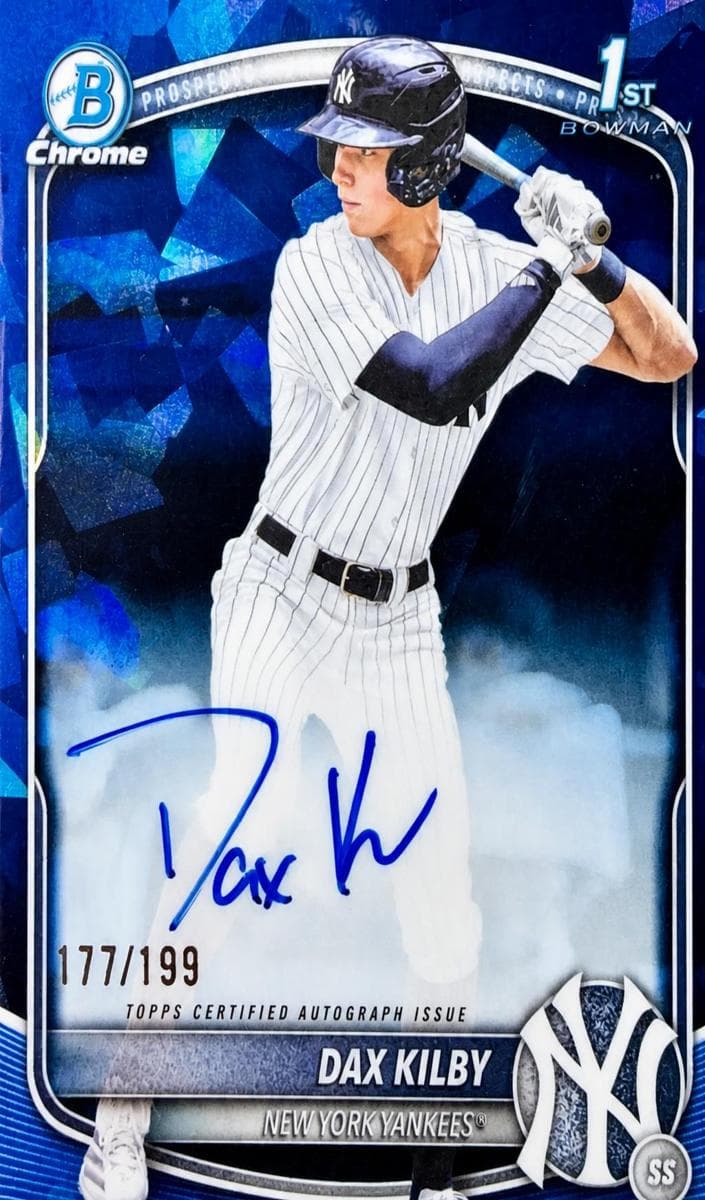 Dax Kilby trading card