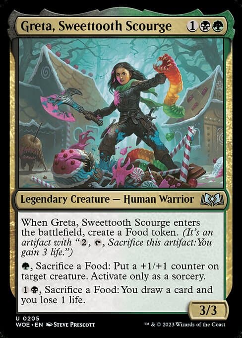 Greta, Sweettooth Scourge 2023 Magic: The Gathering Wilds of Eldraine