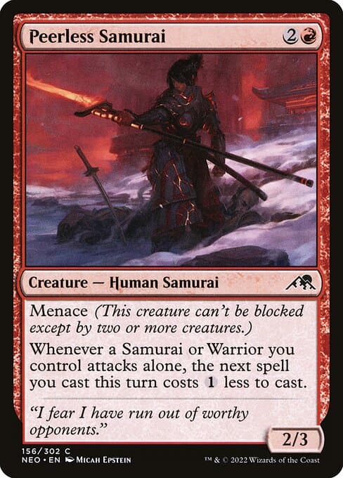 Peerless Samurai #156