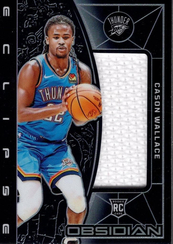Cason Wallace 2023 panini Obsidian Eclipse Materials
