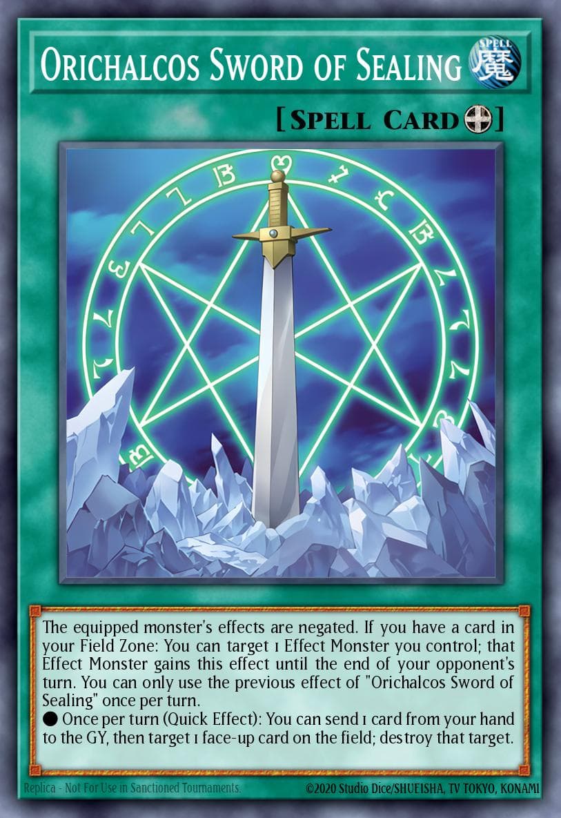 Orichalcos Sword of Sealing #LOCH-JP020