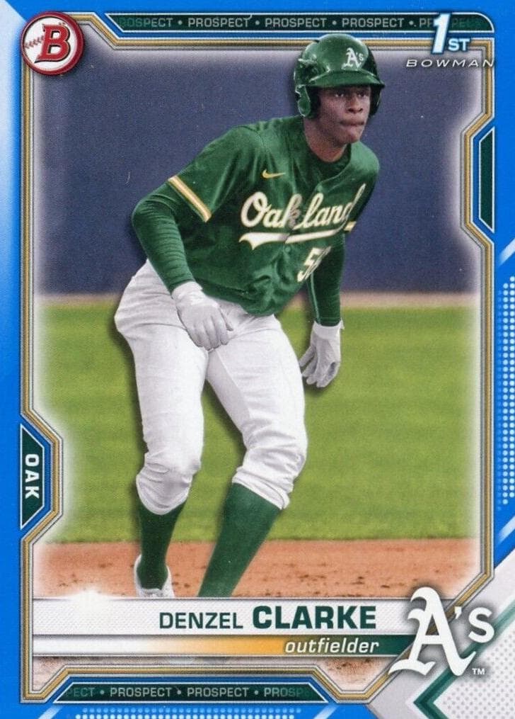 Denzel Clarke 2021 bowman Bowman Draft