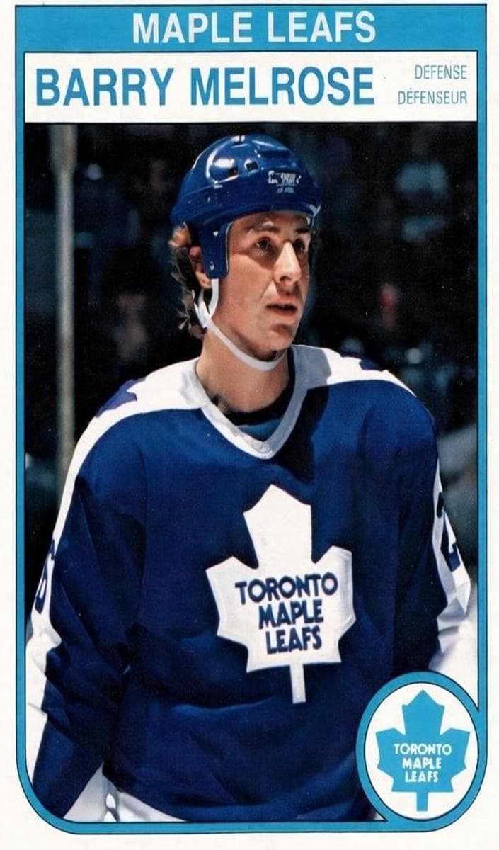 Barry Melrose trading card