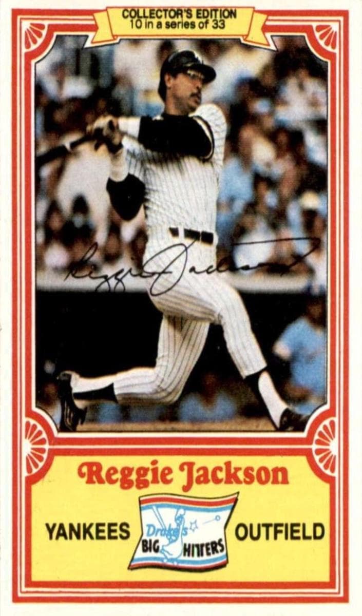 Reggie Jackson 1981 topps