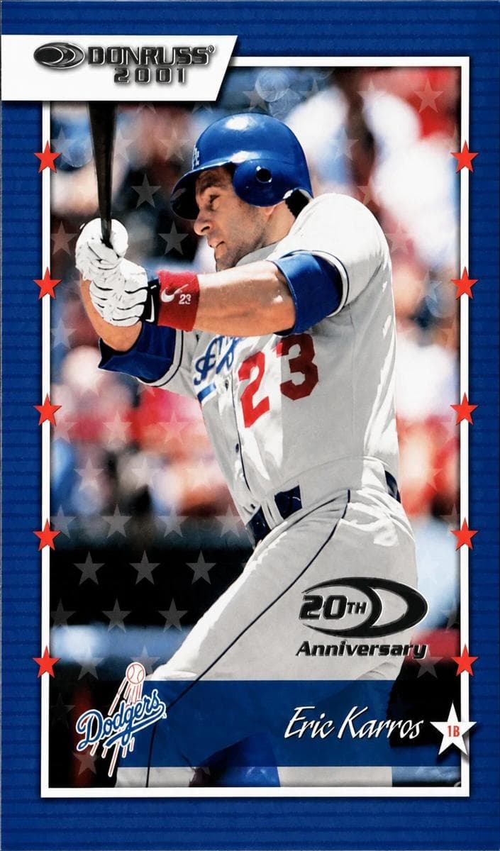Eric Karros 2001 panini Donruss