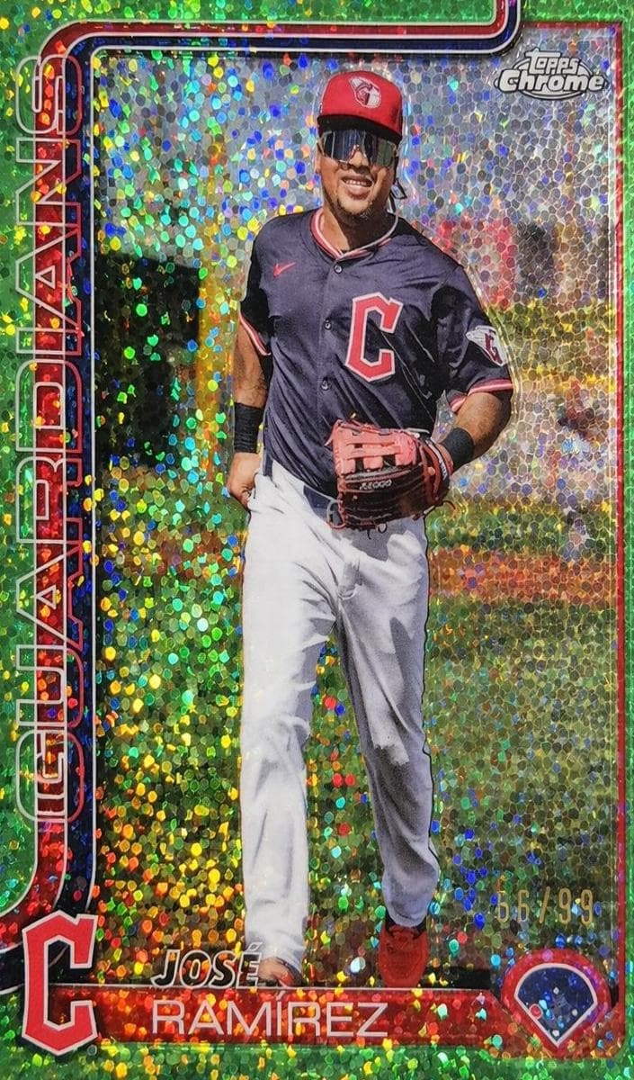 Jose Ramirez 2025 topps Topps Chrome