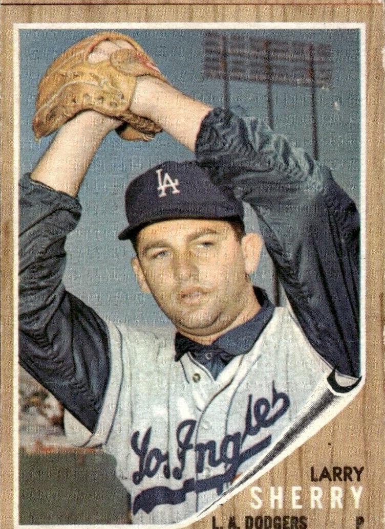 Larry Sherry 1962 topps Topps