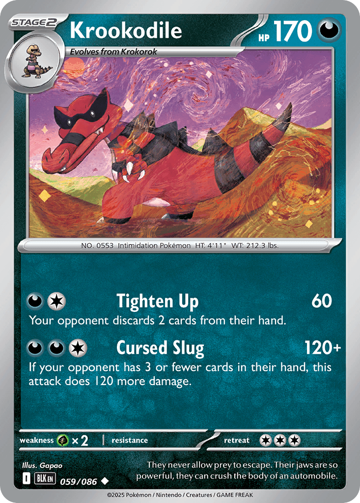 Krookodile 2012 Pokemon