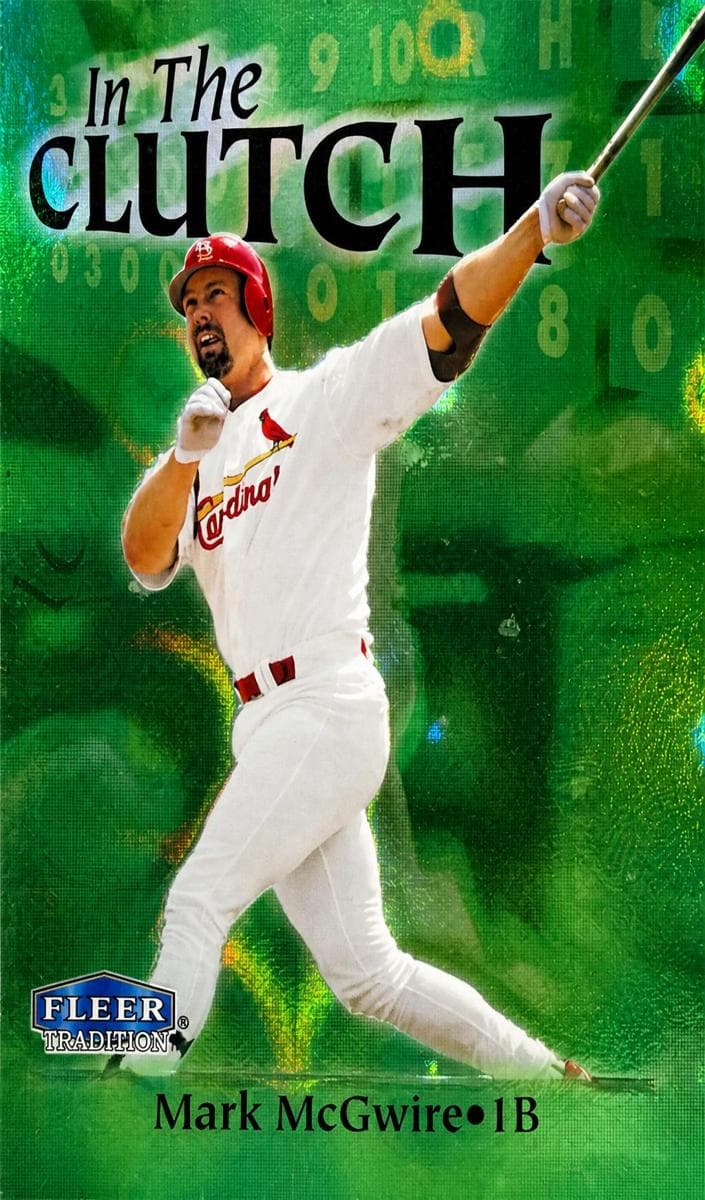 Mark McGwire 1998 fleer Fleer Tradition