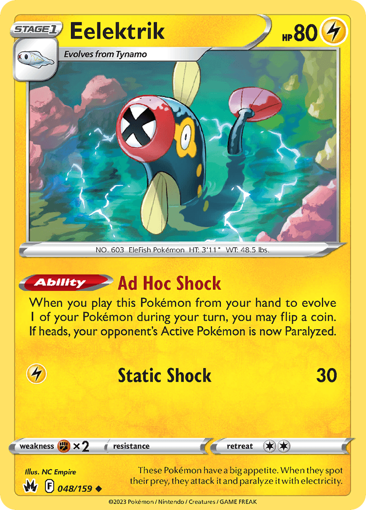 Eelektrik 2023 Pokemon