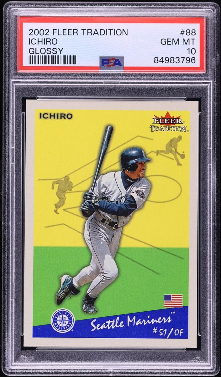Ichiro 2002 fleer
