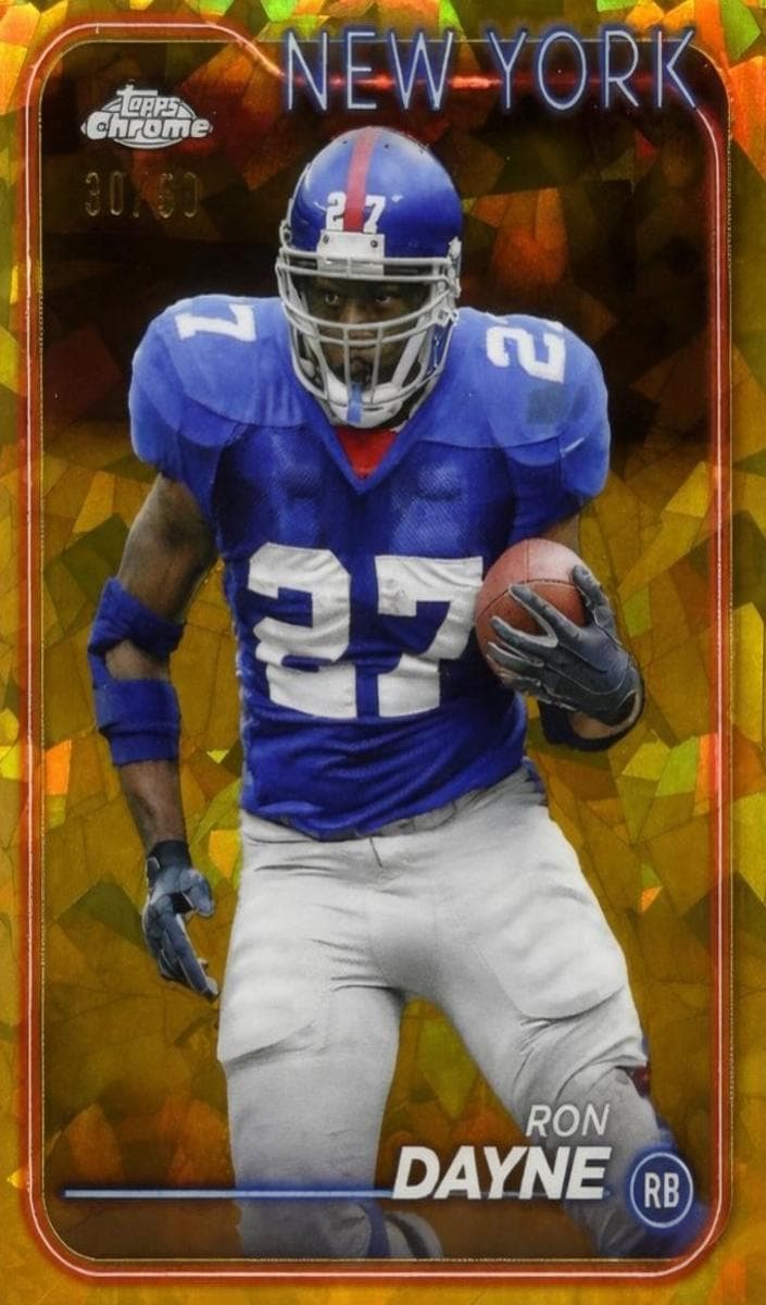 Ron Dayne trading card