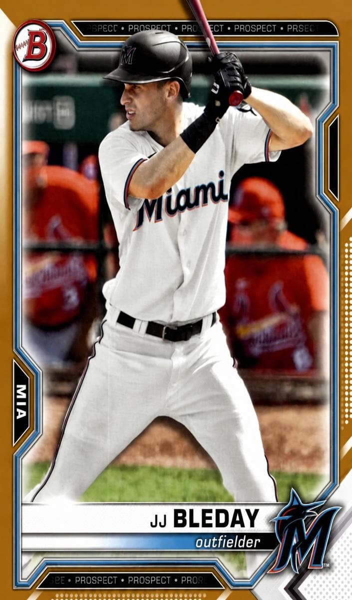 JJ Bleday 2021 bowman Bowman Draft