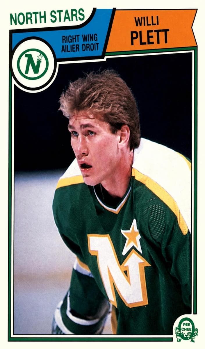Willi Plett trading card