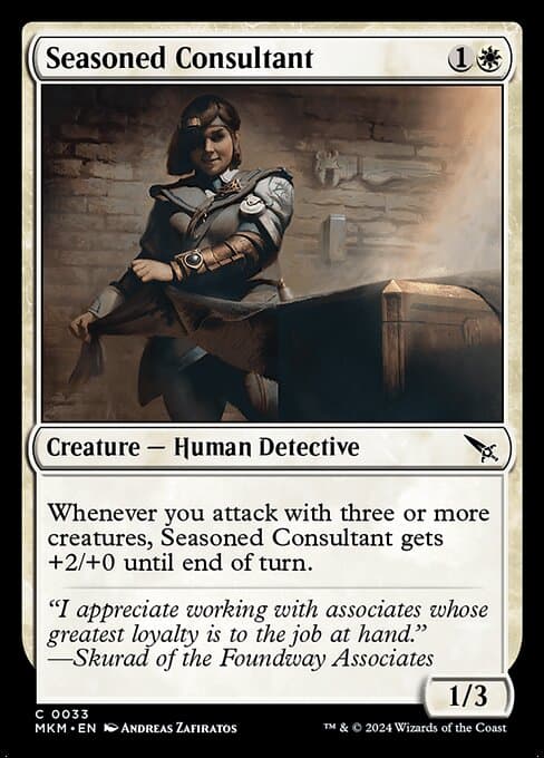 Seasoned Consultant 2024 Magic: The Gathering Murders at Karlov Manor