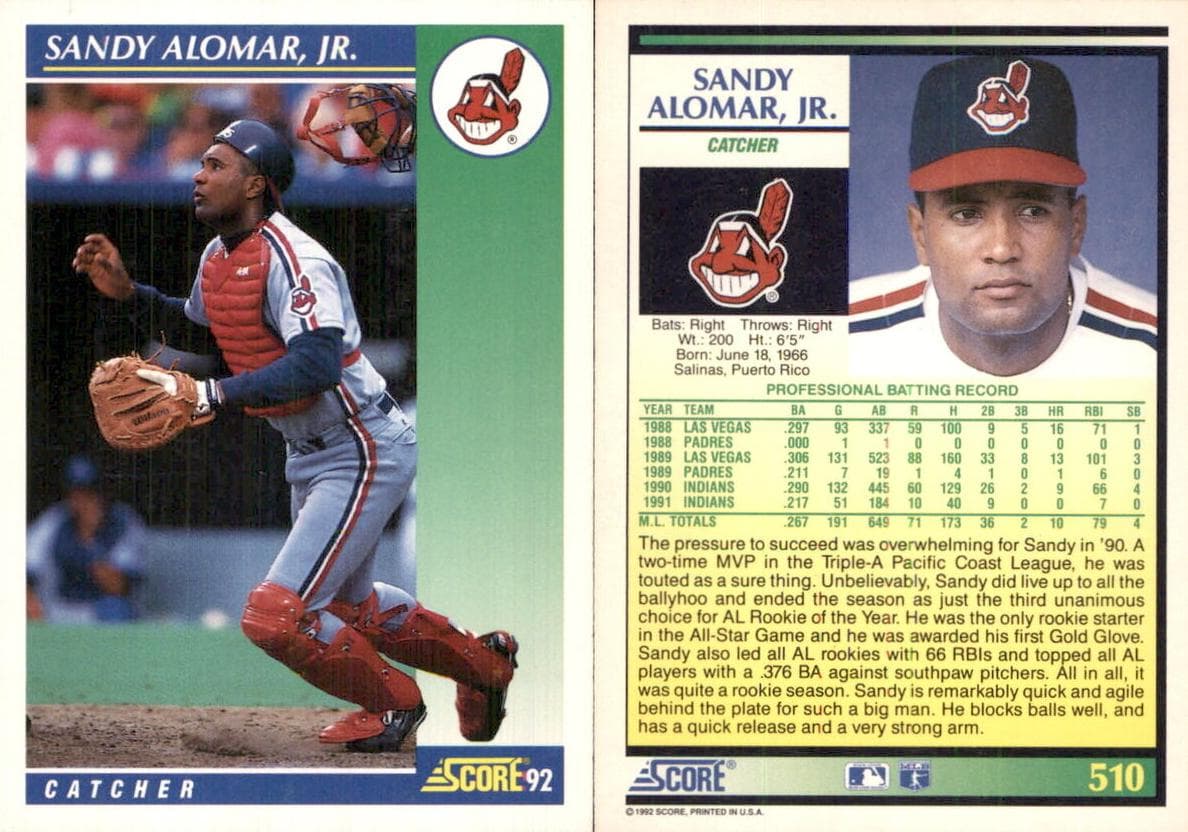 Sandy Alomar Jr. #510