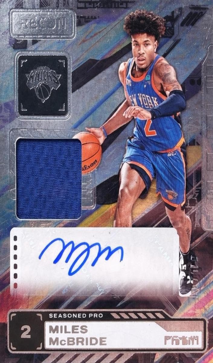 Miles McBride 2023 panini Recon