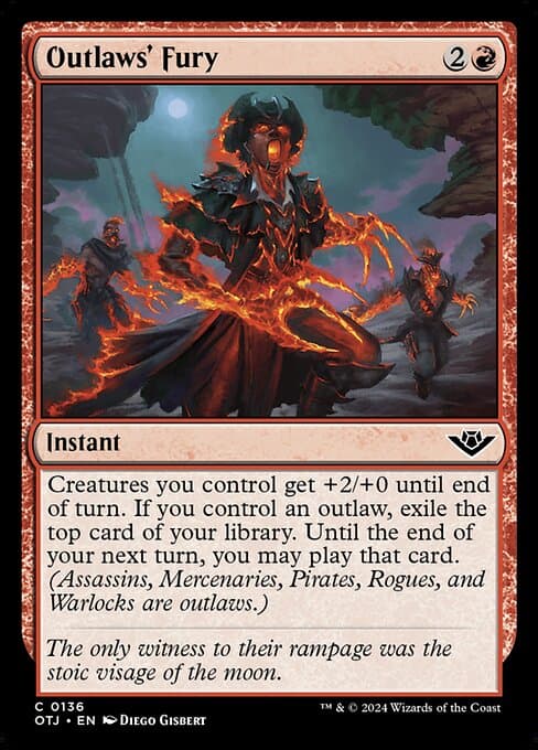 Outlaws' Fury 2024 Magic: The Gathering Outlaws of Thunder Junction