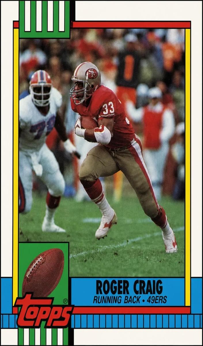 Roger Craig 1990 topps
