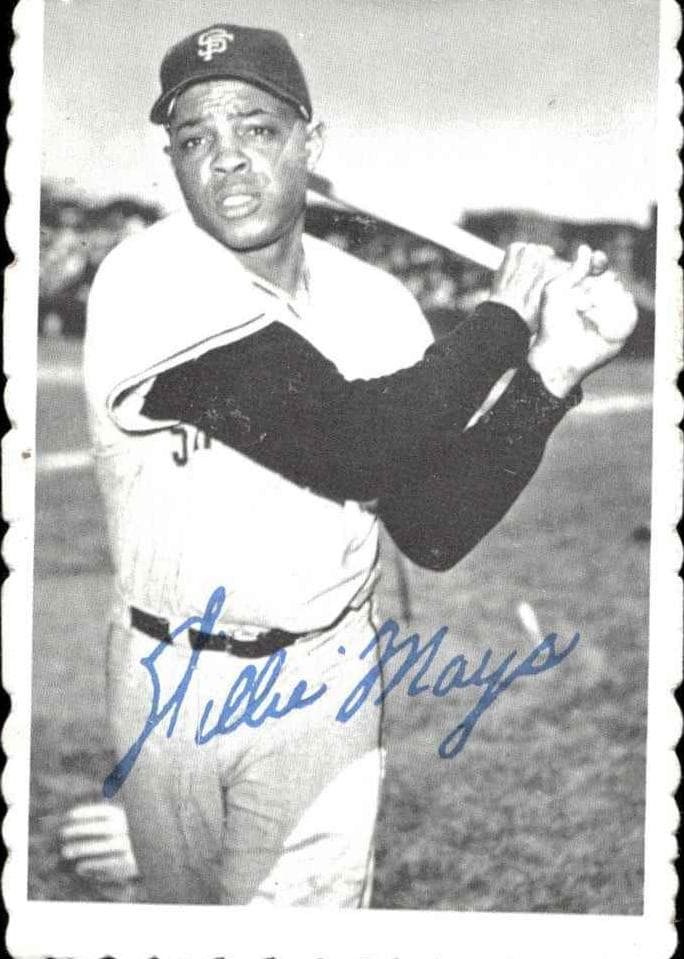 Willie Mays 1969 topps Deckle Edge