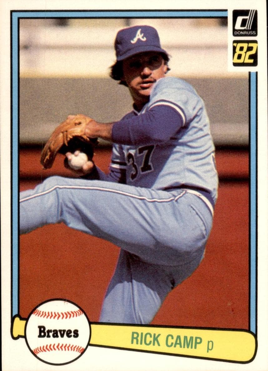 Rick Camp 1982 panini Donruss
