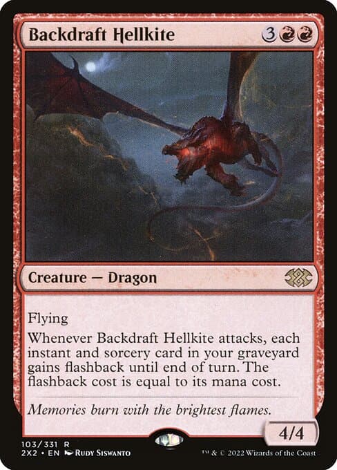 Backdraft Hellkite 2019 Magic: The Gathering Commander 2019