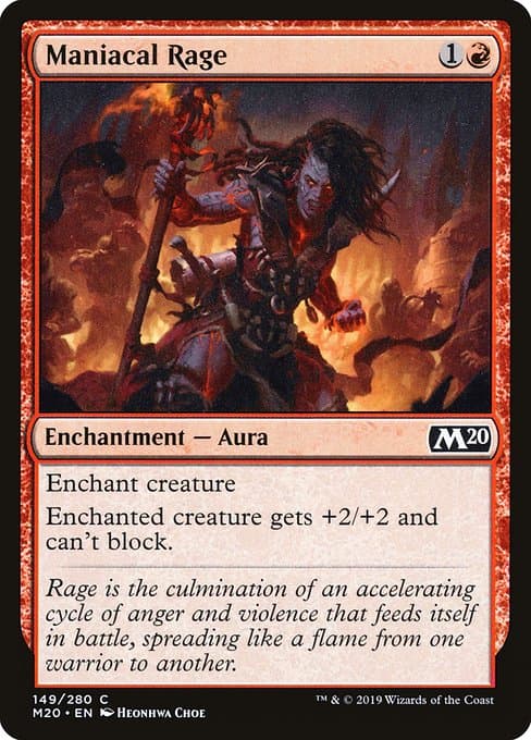 Maniacal Rage 2009 Magic: The Gathering