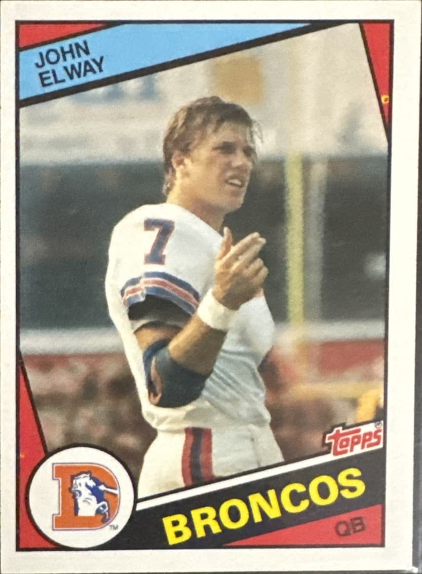 Football John Elway 1984 Topps 1984 Topps