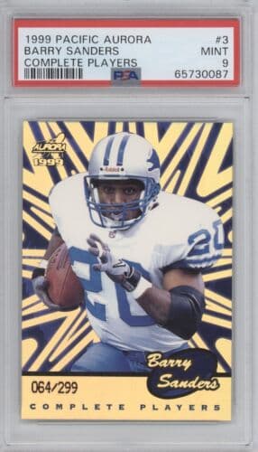 Barry Sanders 1999 fleer